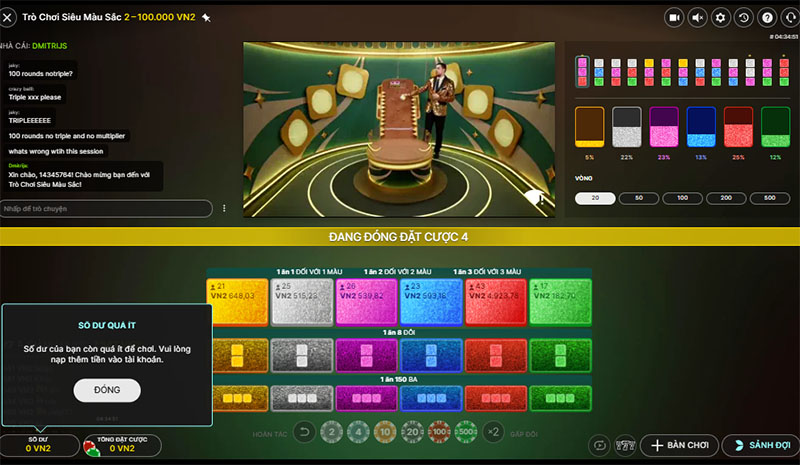 Read more about the article Cách chơi game siêu màu sắc tại sảnh Casino Evolution